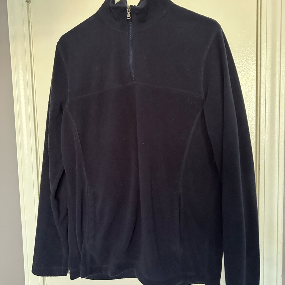 Croft & Barrow Black Zip Up Jacket